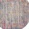 Homeroots 4 ft. Round Ivory Abstract Striations Area Rug 385351 - alternate 2